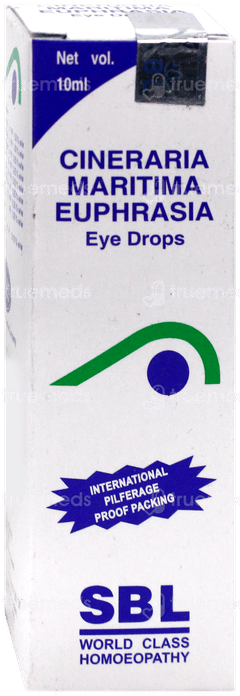 Sbl Cineraria Maritima Euphrasia Eye Drops 10Ml Sbl Cineraria Maritima Euphrasia Eye Drops 10Ml